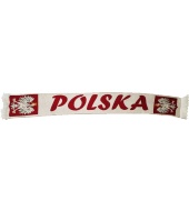 Szaliki kibicowskie - Polska z herbami